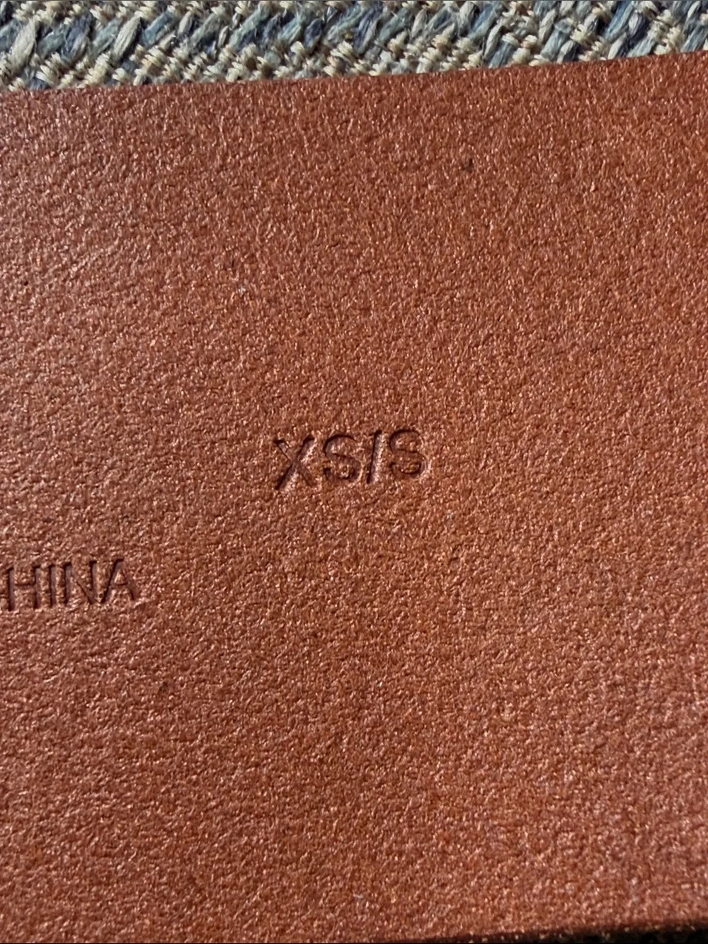 Anthropologie Women’s Tan Leather Belt Size: XS/S
